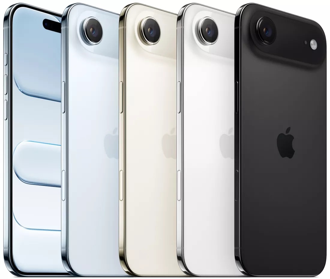 Apple iPhone Air ra mắt với khung titan siêu mỏng, độ dày 5,6mm, chip A19 Pro, màn hình 6,5 inch và nhiều tính năng khác