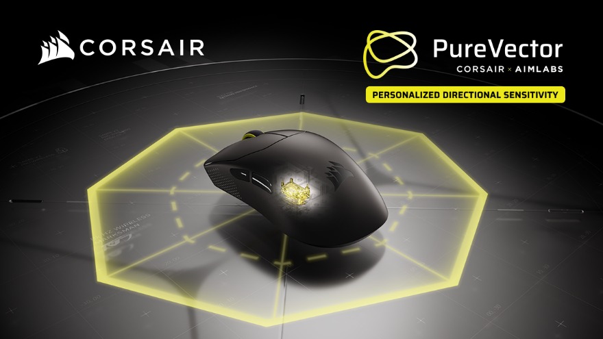 CORSAIR ra mắt SABRE v3 PRO PureVector: Chuột gaming 8.000Hz độc quyền với công nghệ lia tâm PureVector