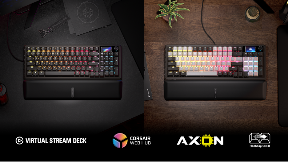 CORSAIR ra mắt VANGUARD PRO 96 và VANGUARD 96: Bàn phím 96% nhỏ gọn, mạnh mẽ và tích hợp Stream Deck CORSAIR ra mắt VANGUARD PRO 96 và VANGUARD 96: Bàn phím 96% nhỏ gọn, mạnh mẽ và tích hợp Stream Deck