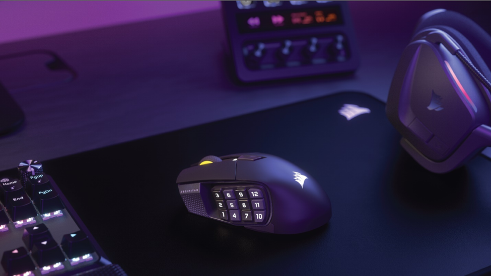 CORSAIR và Elgato mang khả năng tích hợp gốc Stream Deck vào mẫu chuột chơi game SCIMITAR ELITE WIRELESS SE mới CORSAIR và Elgato mang khả năng tích hợp gốc Stream Deck vào mẫu chuột chơi game SCIMITAR ELITE WIRELESS SE mới