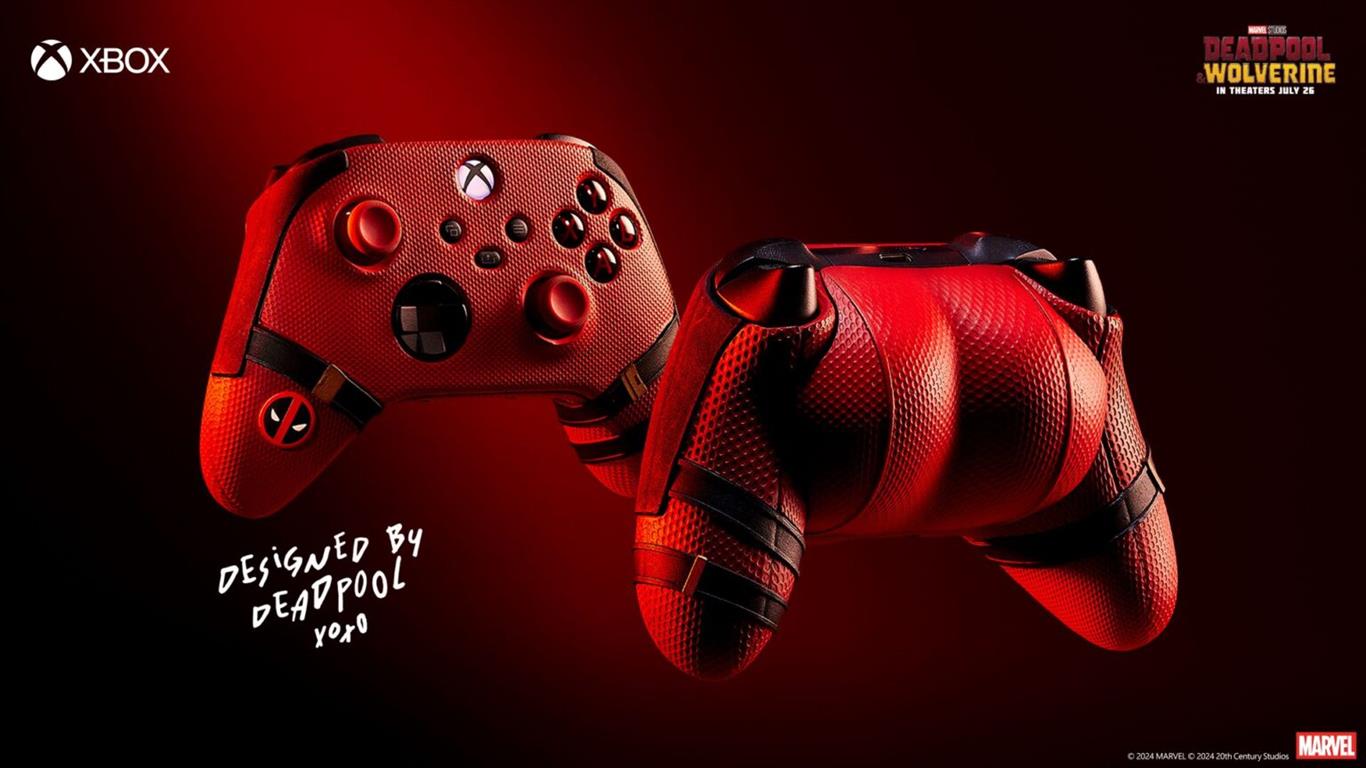 Microsoft Ra Mắt Tay Cầm Xbox Lấy Cảm Hứng Siêu Vòng Ba Của siêu anh hùng Deadpool 