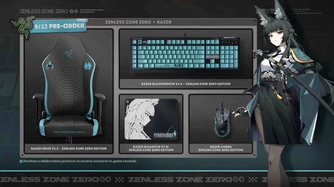 Razer công bố hợp cùng Zenless Zone Zero ra mắt gaming gear siêu đỉnh Razer công bố hợp cùng Zenless Zone Zero ra mắt gaming gear siêu đỉnh