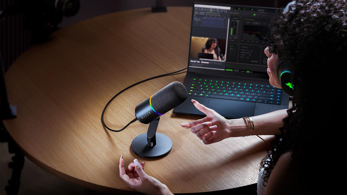 Razer Seiren V3 Pro ra mắt: Micro dynamic cao cấp hỗ trợ 32-bit Float, kết nối USB-C và XLR