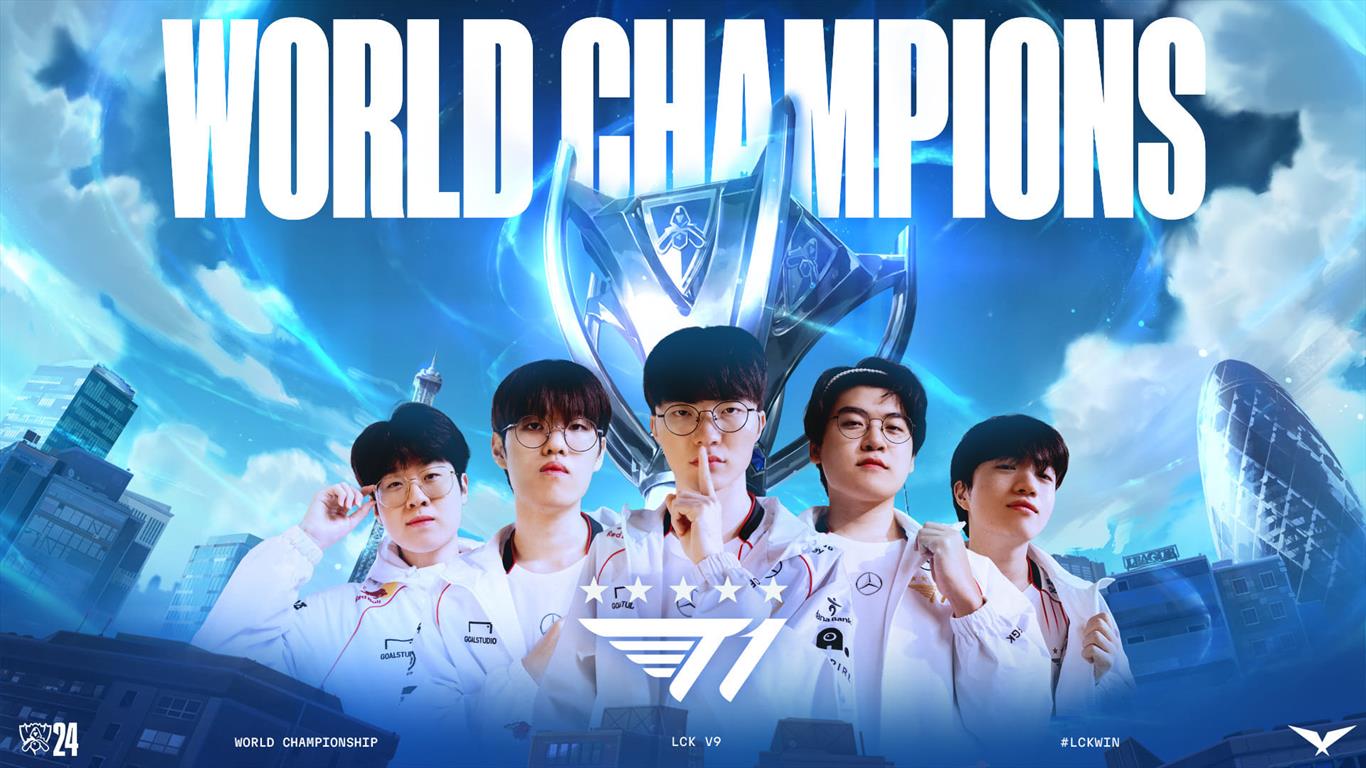 T1 Vô Địch Chung Kết Thế Giới 2024: Faker Dẫn Dắt Đội Giành Cúp Vàng Lần Thứ Hai Liên Tiếp Trước Đối Thủ BLG T1 Vô Địch Chung Kết Thế Giới 2024: Faker Dẫn Dắt Đội Giành Cúp Vàng Lần Thứ Hai Liên Tiếp Trước Đối Thủ BLG
