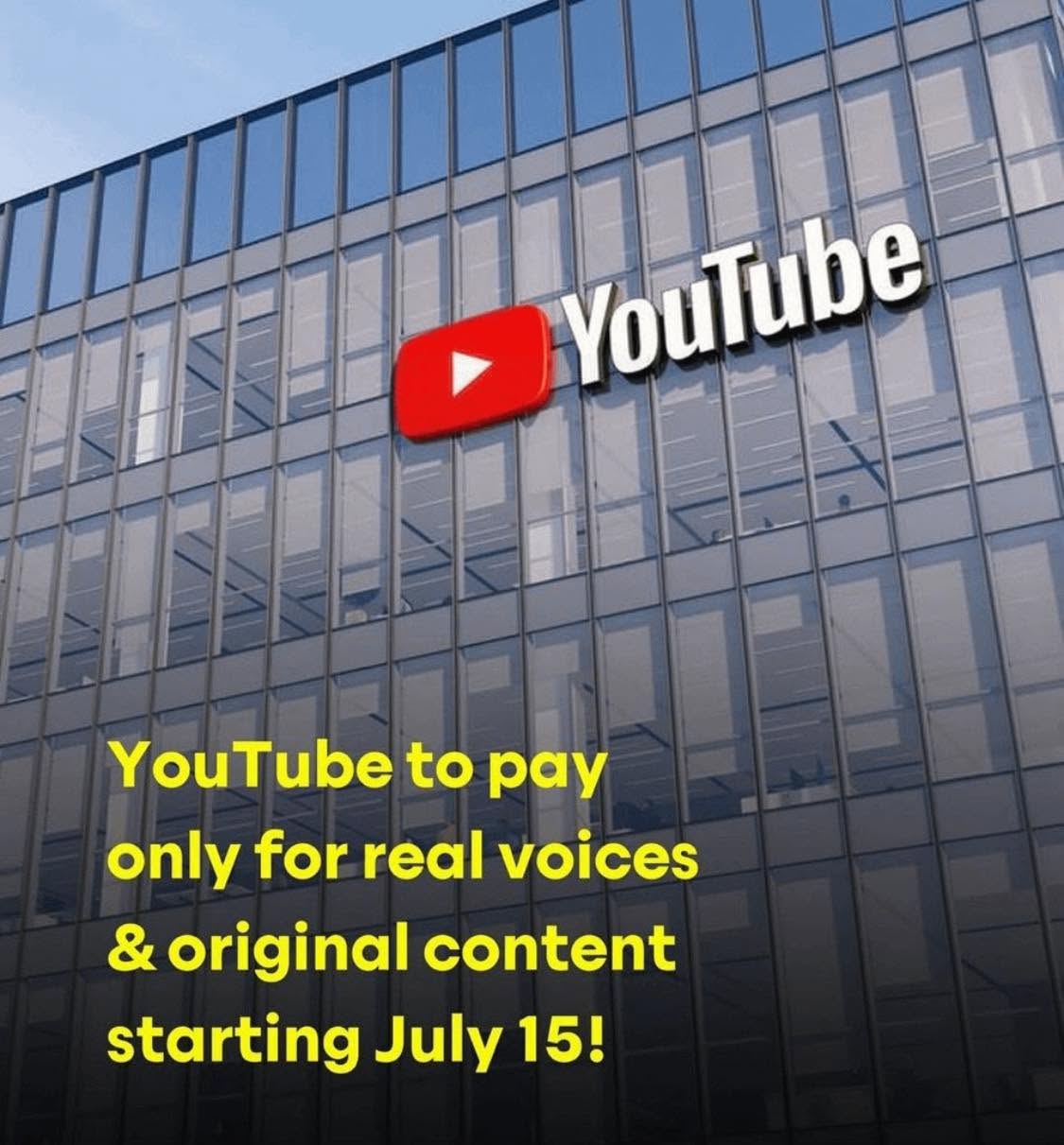 YouTube sẽ chính thức áp dụng chính sách kiểm soát nội dung AI từ ngày tuần sau