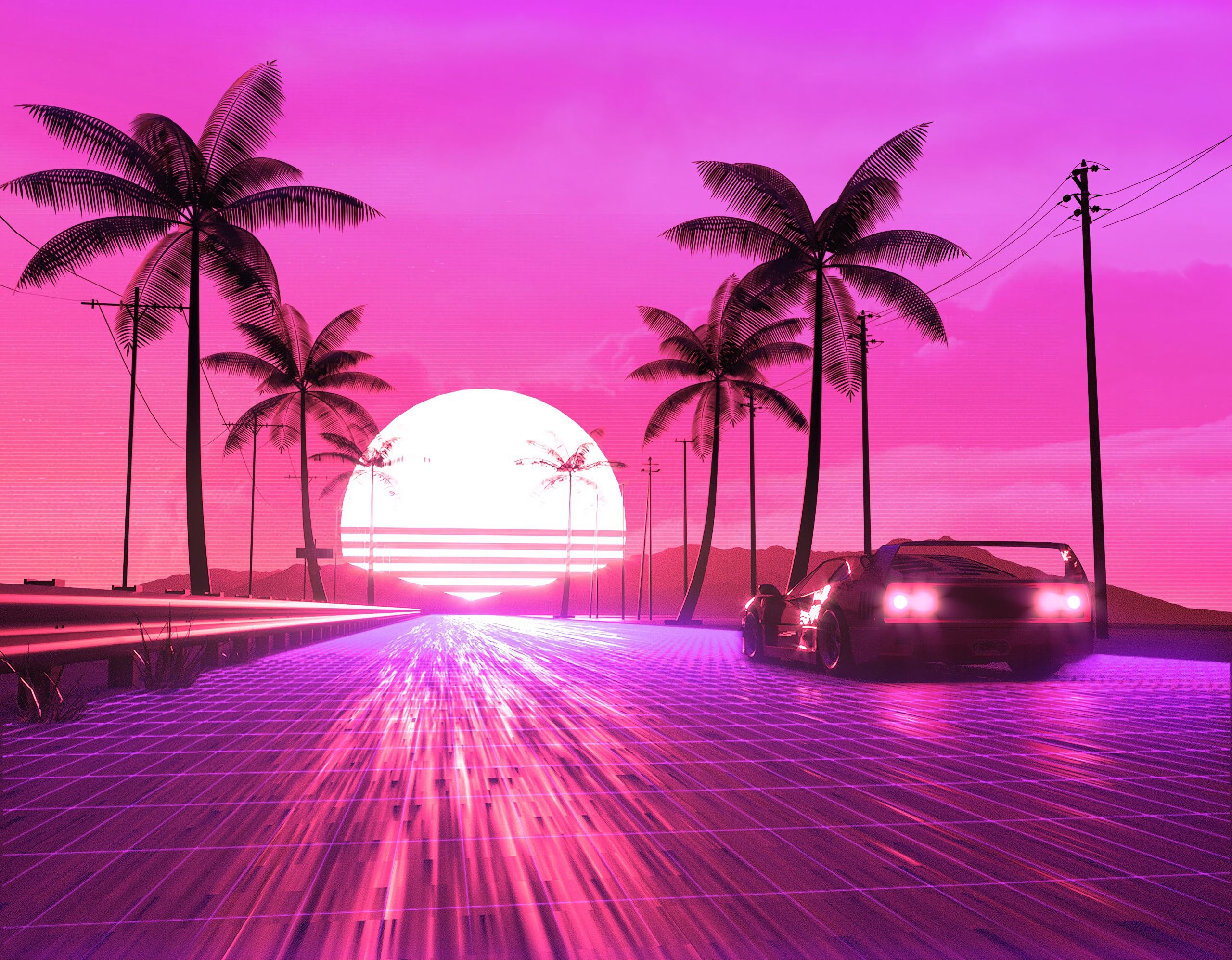 pingtech-retro-wave-palm-tree-wallpapers